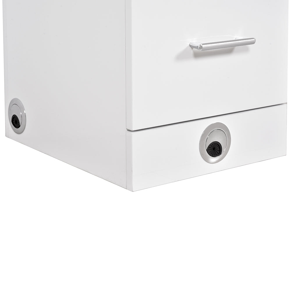 Avalon Nail Manicure Table White DIR