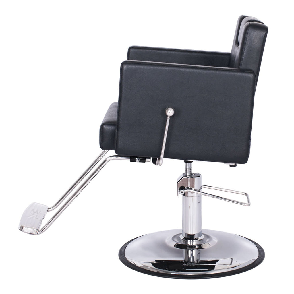 CANON Reclining Salon Styling Chair Black AGS Beauty