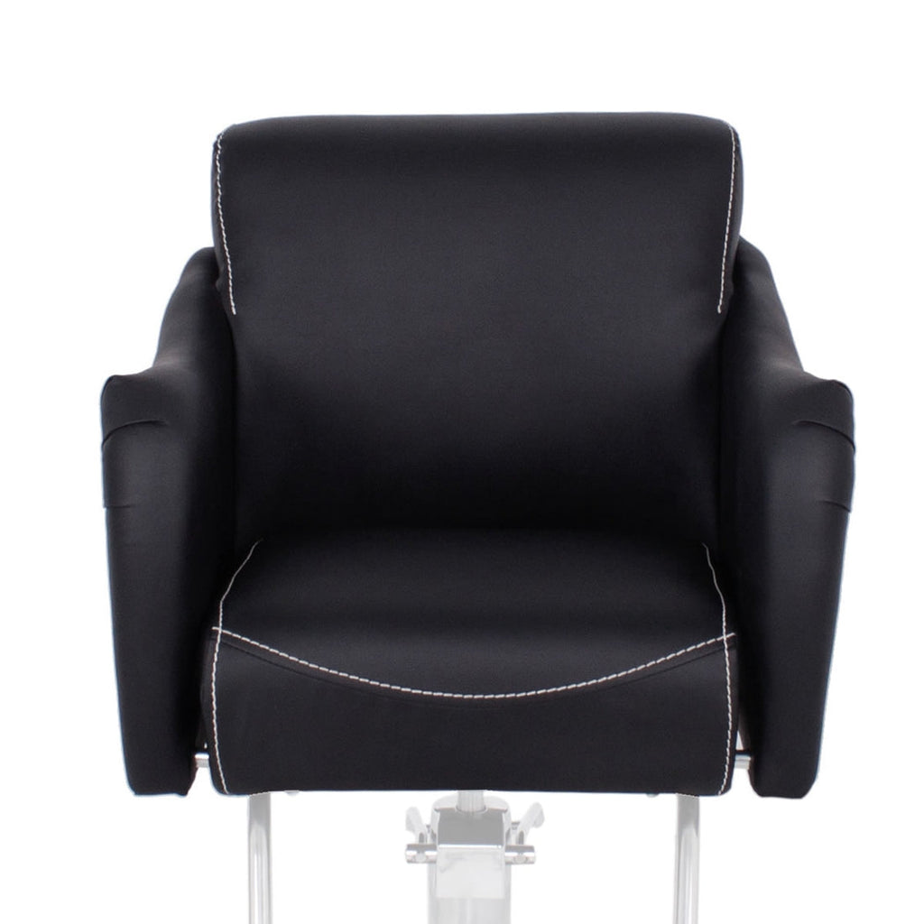 CHARLESTON Salon Styling Chair Matte Black AGS Beauty