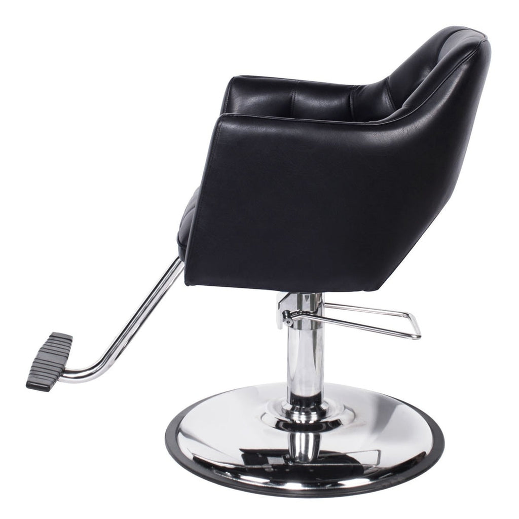 ITALICA Salon Styling Chair Black AGS Beauty