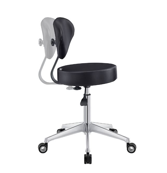 Medical Salon Stool Black DIR