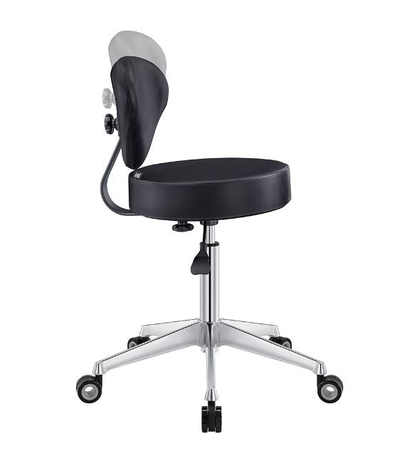 Medical Salon Stool Black DIR