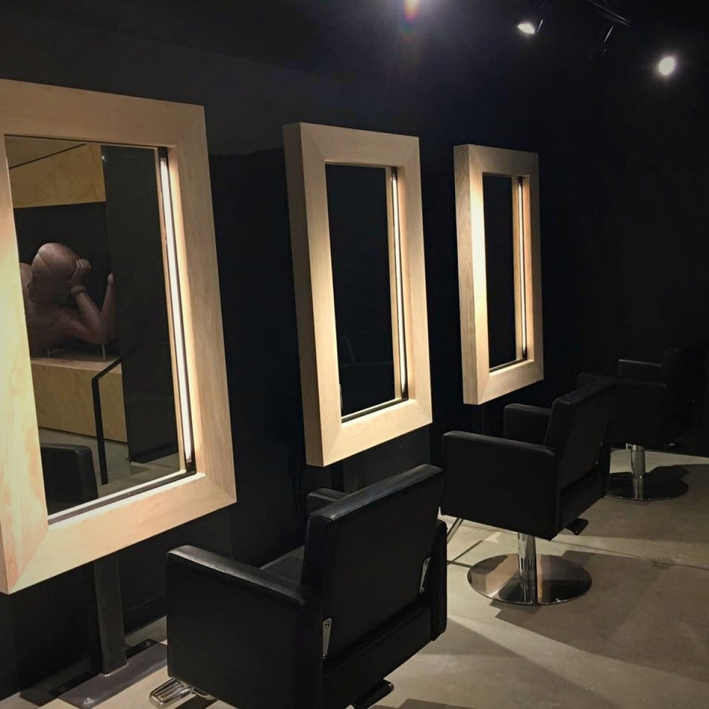 CANON Salon Styling Chair Patent Black Crocodile AGS Beauty