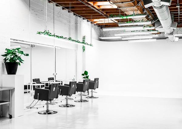 CANON Reclining Salon Styling Chair Black AGS Beauty