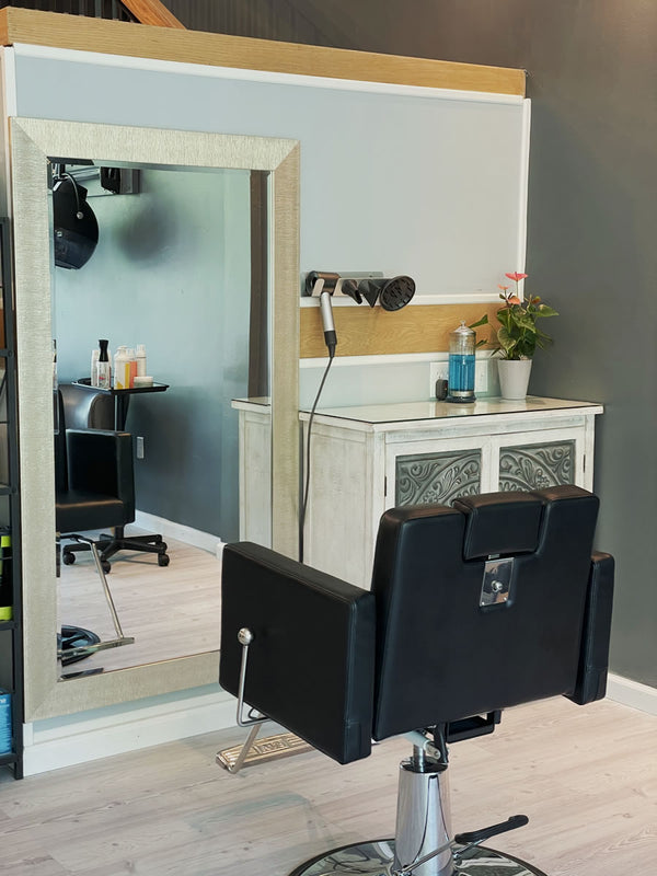 CANON Reclining Salon Styling Chair Grey AGS Beauty