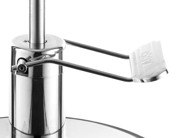 Chrome Barber Chair Base AGS Beauty