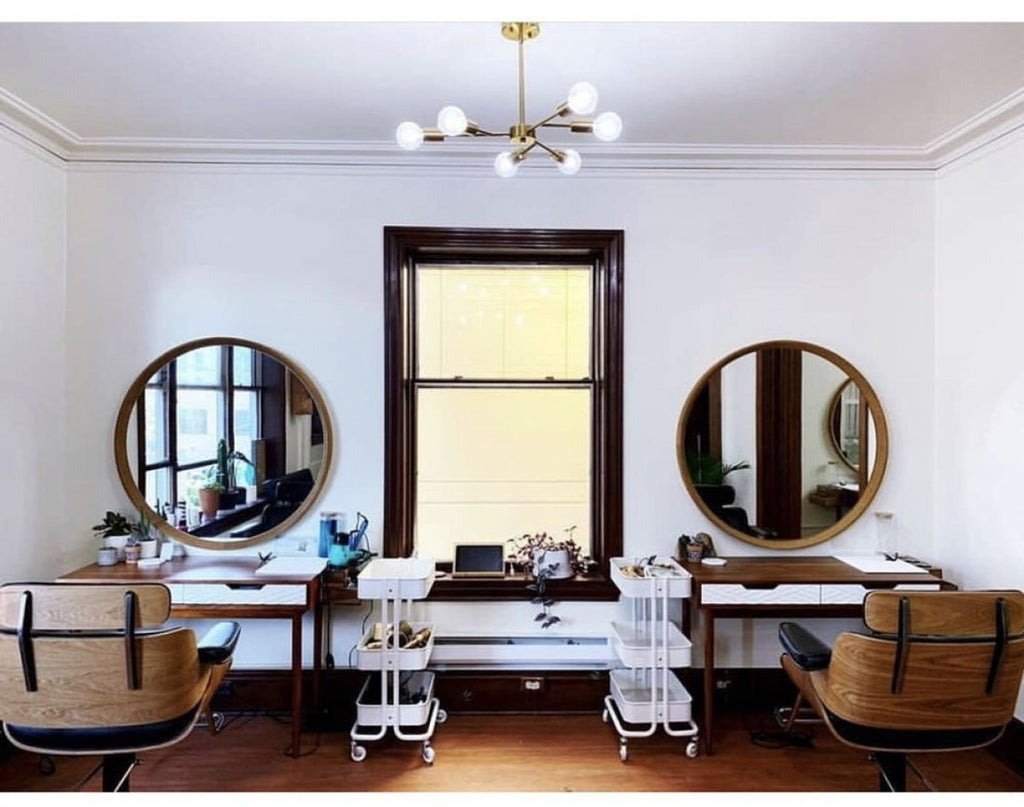 COCOA Salon Styling Chair Brown AGS Beauty