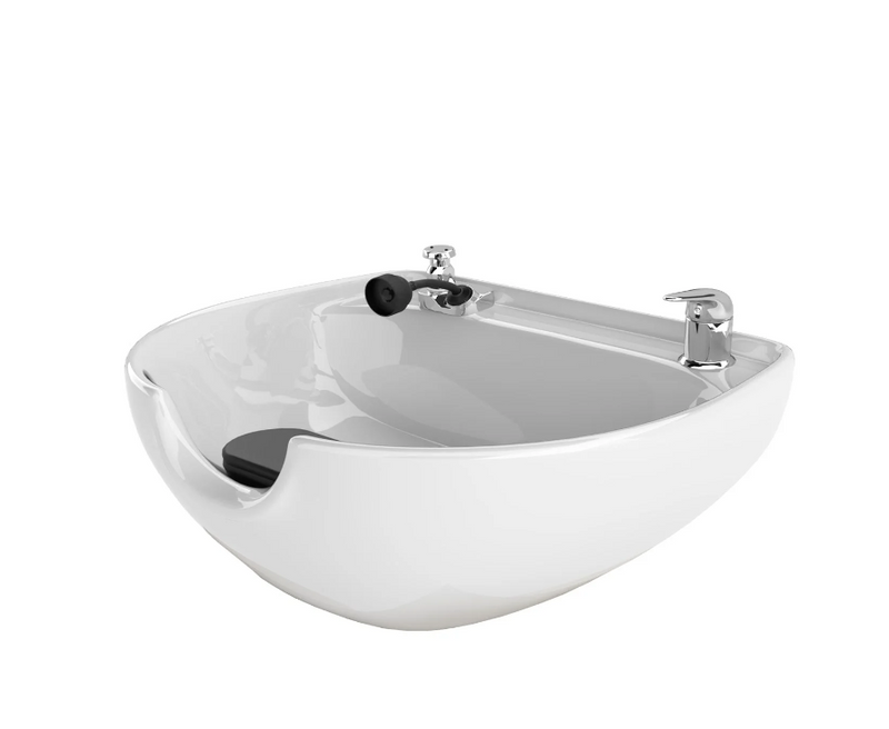 Comfort - Pad Porcelain Shampoo Bowl White Jeffco