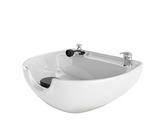 Comfort - Pad Porcelain Shampoo Bowl White Jeffco