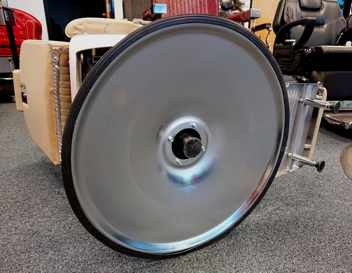 Chrome Barber Chair Base AGS Beauty