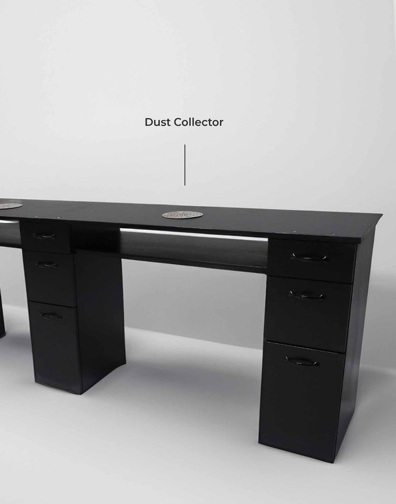 Triple Manicure Table w/ NO MOUNTED TOP - Edge Line Belava