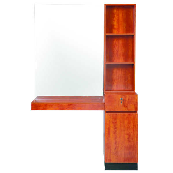 LEROS Single Sided Styling Station - Italian Cherry AGS Beauty