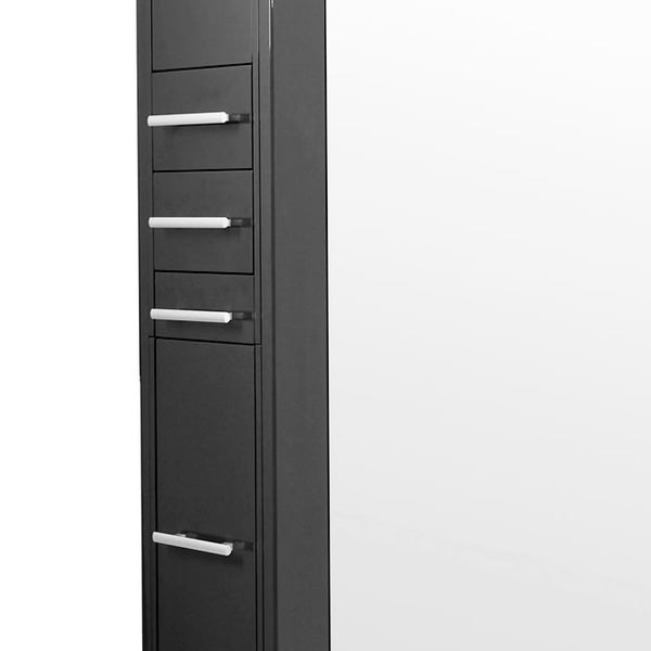 TAHITI Single Sided Styling Station Gloss Black AGS Beauty