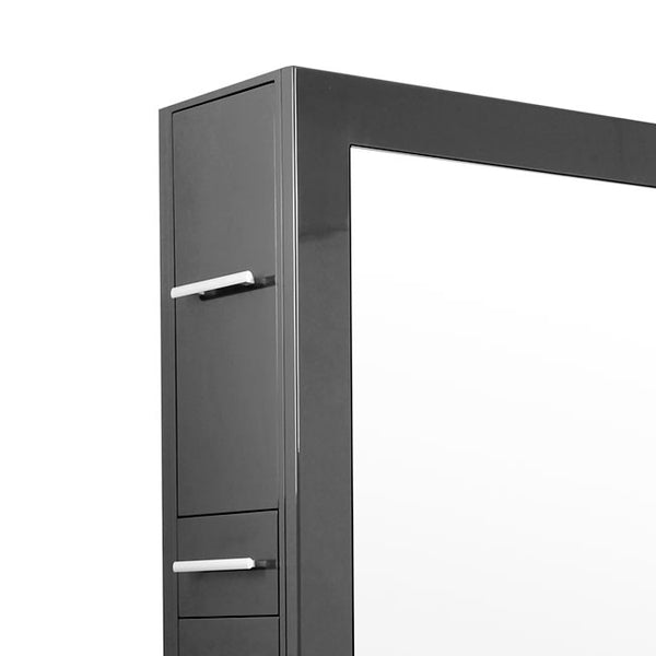 TAHITI Single Sided Styling Station Gloss Black AGS Beauty