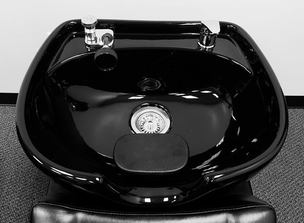 GABRIELLE Salon Shampoo Unit Black AGS Beauty