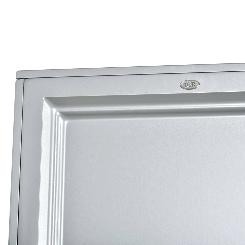 Gondola Free Standing Double Retail Display Shelf Silver DIR