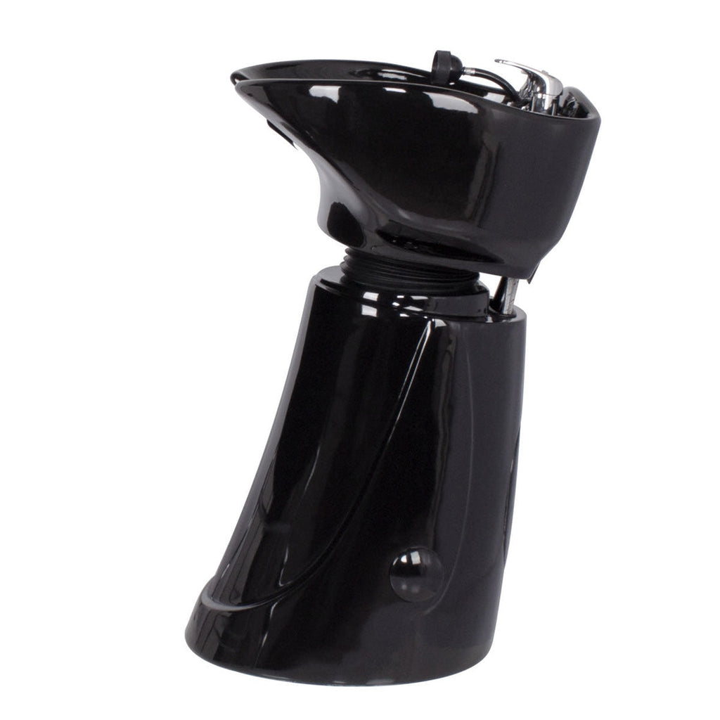 ATLANTIC Salon Shampoo Pedestal with Black Base AGS Beauty