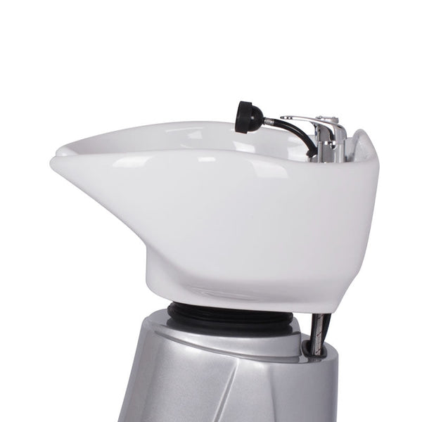 ATLANTIC Salon Shampoo Pedestal with Silver Base AGS Beauty