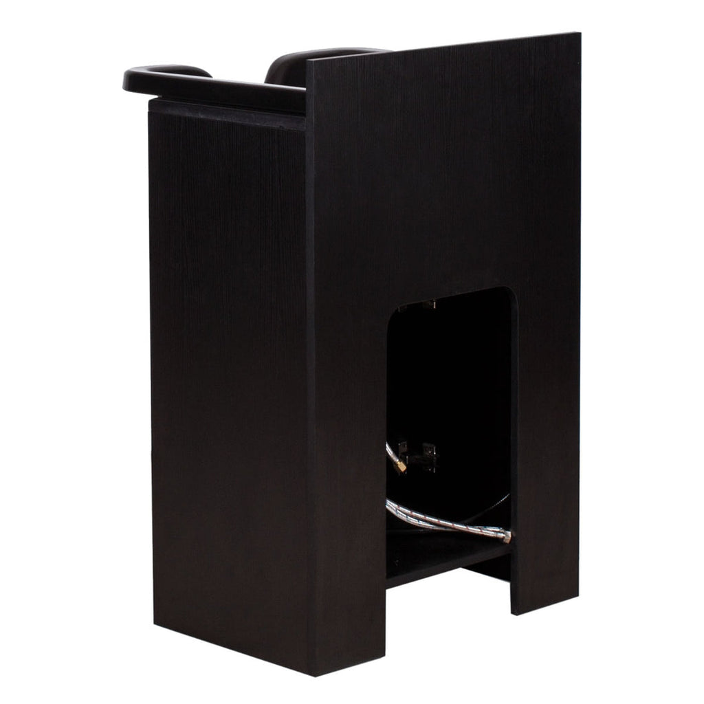BAHAMAS Shampoo Bowl Cabinet Matte Black AGS Beauty