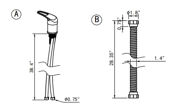 ATHENS Salon Shampoo Unit AGS Beauty