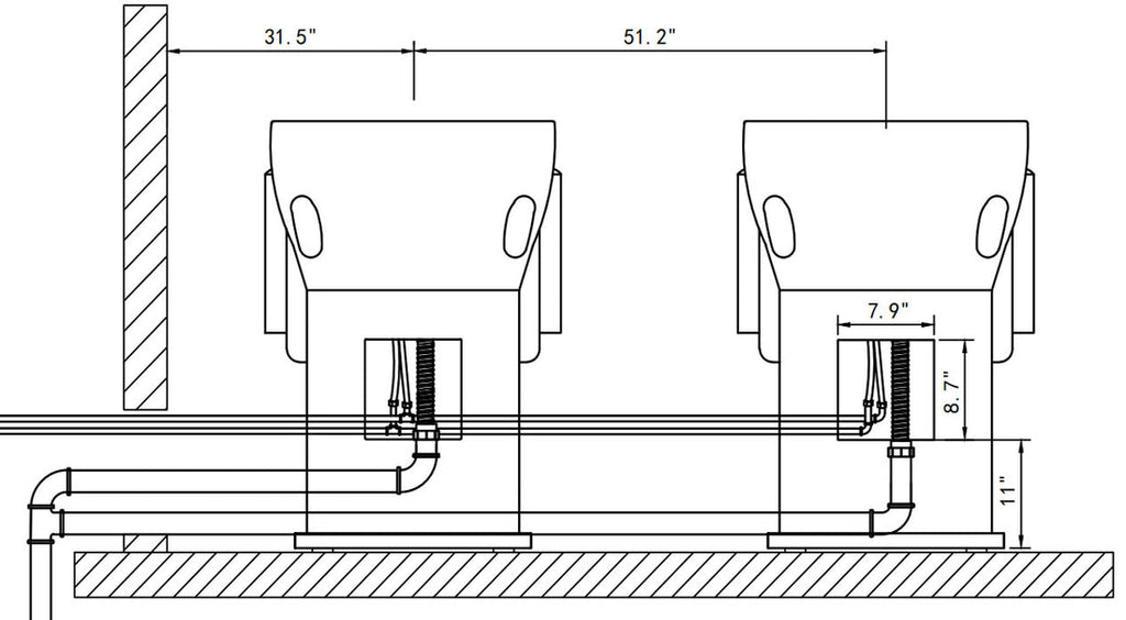 MIAMI Salon Shampoo Unit AGS Beauty