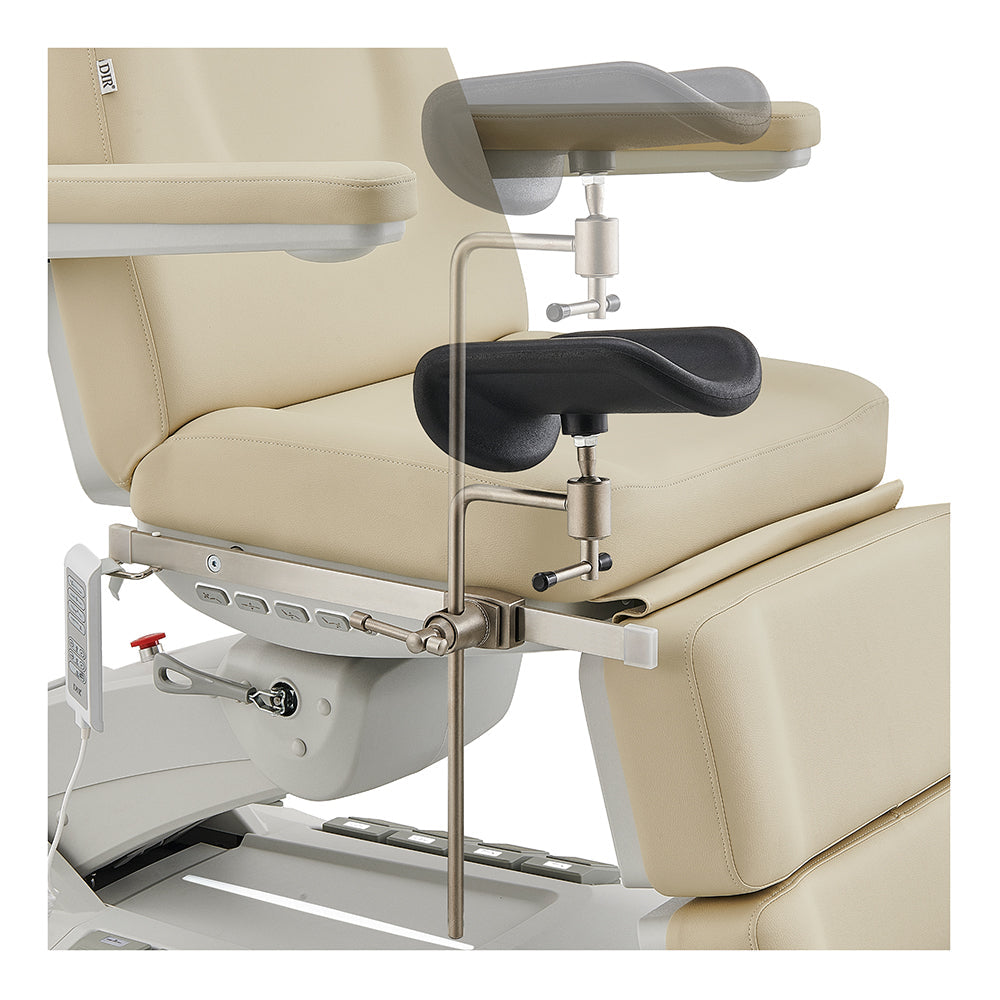 Geneva Exam Table with stirrups-4 Motors with Hand & Foot Remote Beige DIR