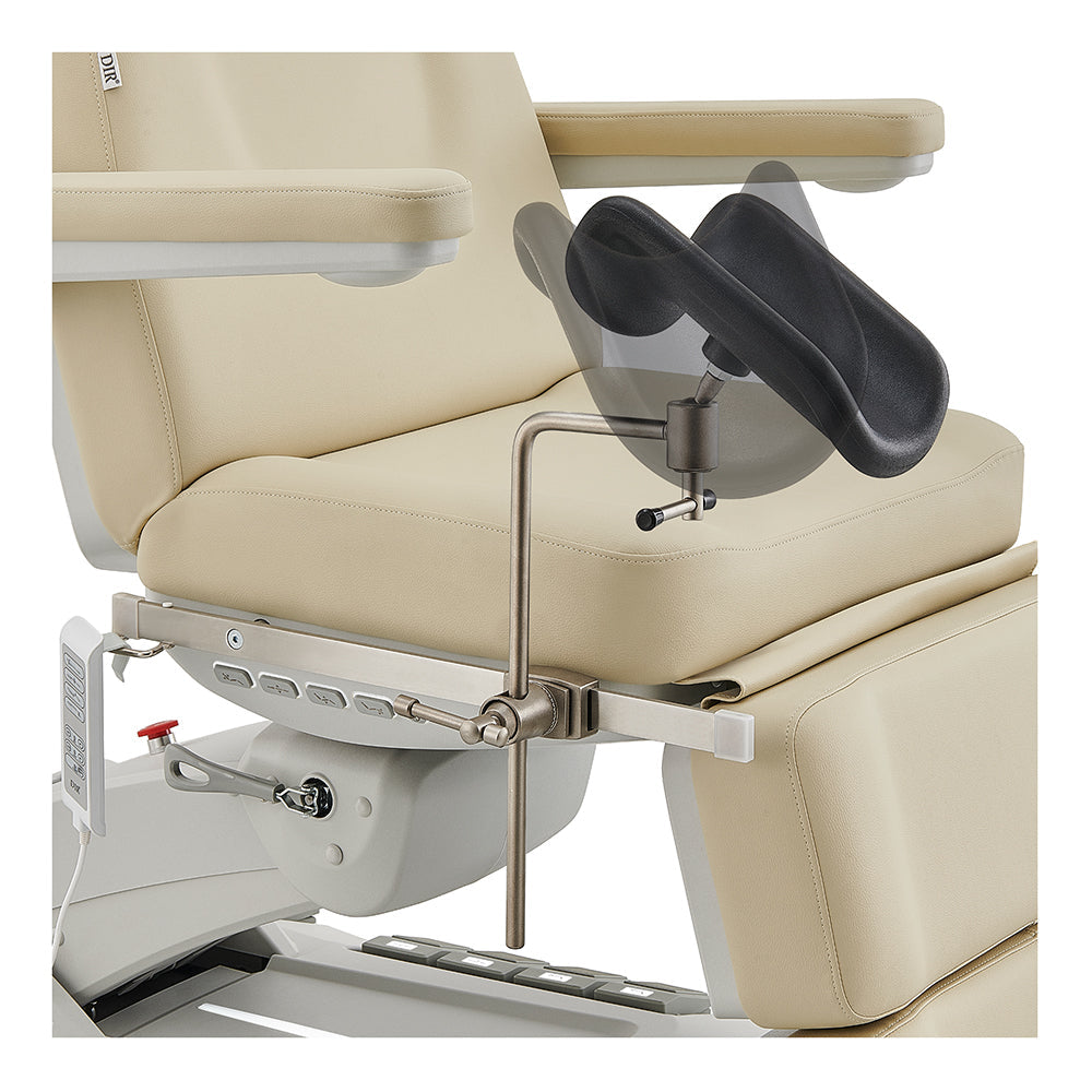 Geneva Exam Table with stirrups-4 Motors with Hand & Foot Remote Beige DIR