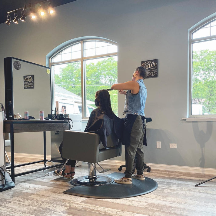 GRAND CANON Salon Styling Chair Brown AGS Beauty