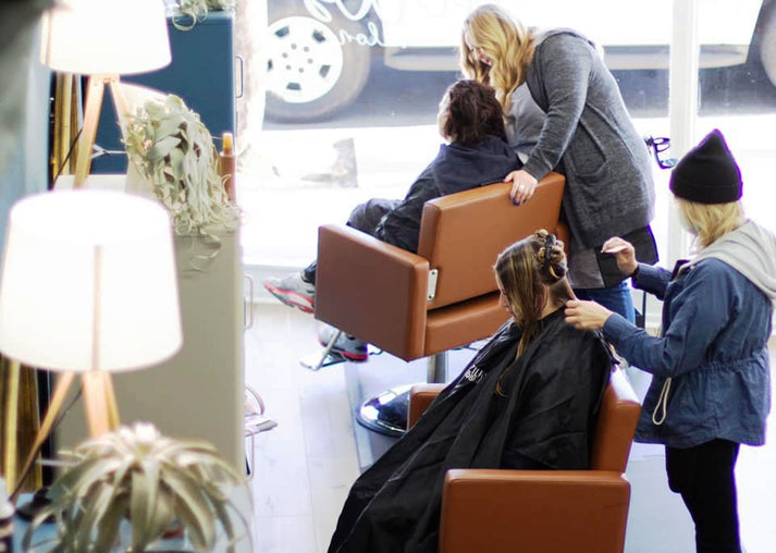 GRAND CANON Salon Styling Chair Chestnut AGS Beauty