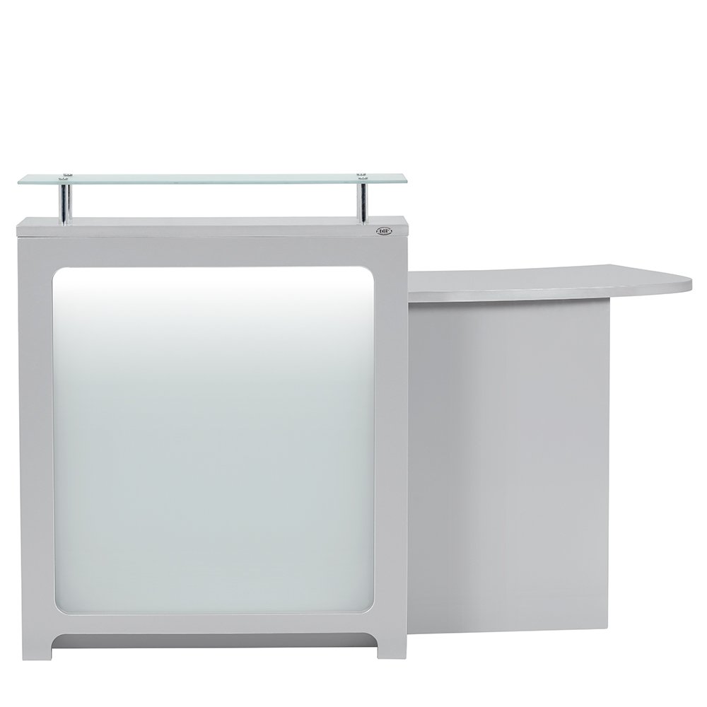 Gattino LED Lighting Reception Desk Silver DIR