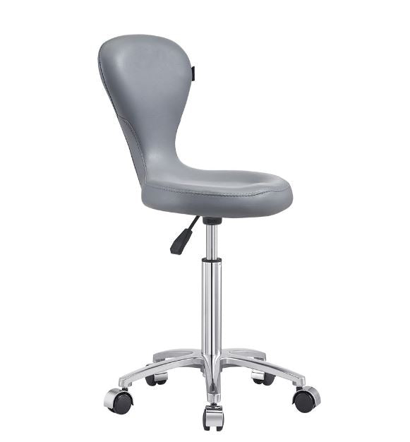 Futuro Salon Stool Grey DIR