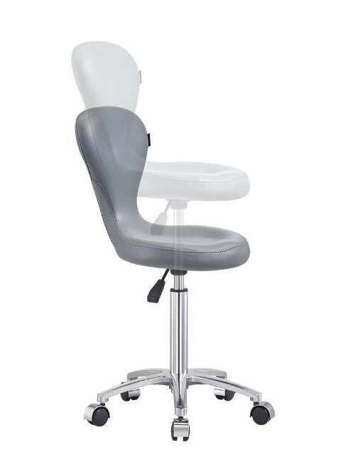 Futuro Salon Stool Grey DIR