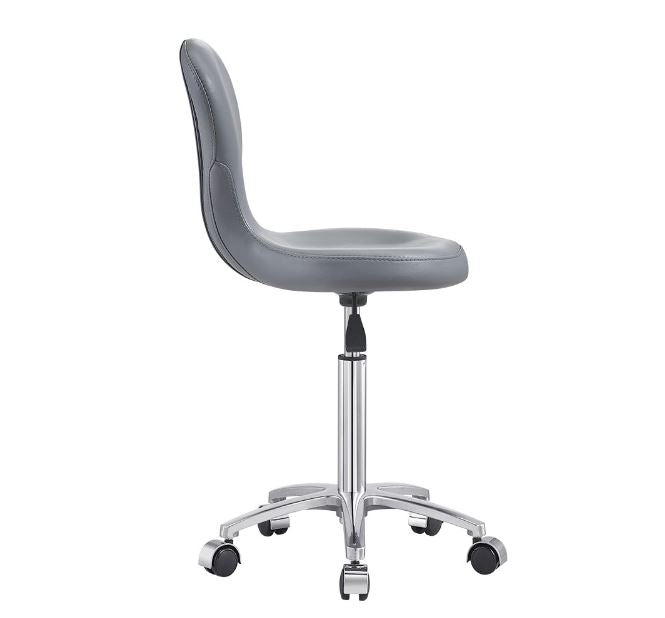 Futuro Salon Stool Grey DIR