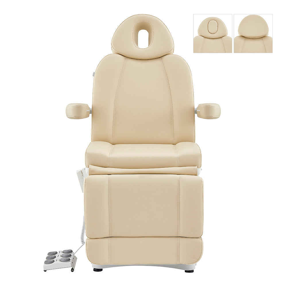 Ink 3-Motors Electric Facial Beauty Bed Chair Beige DIR