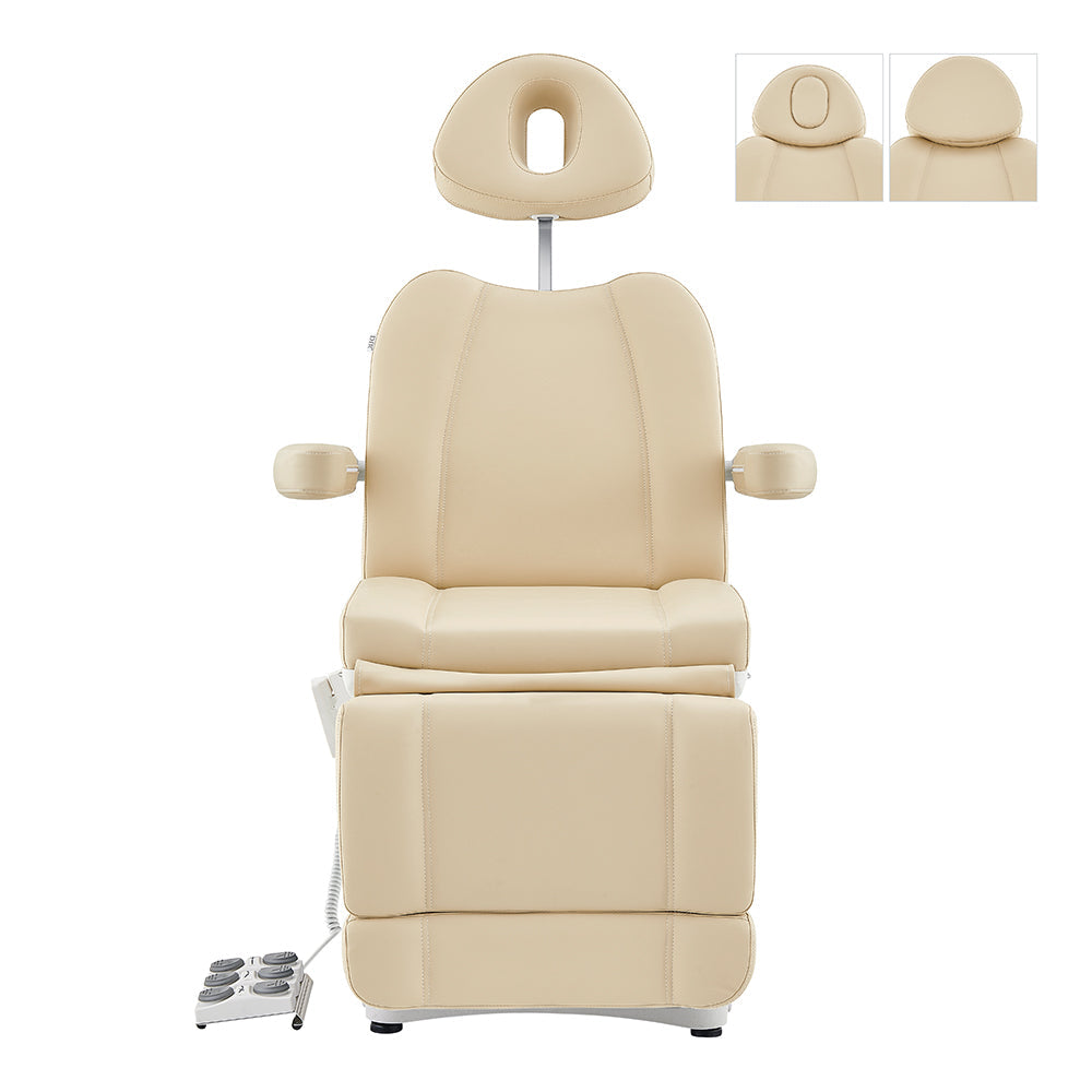 Ink 3-Motors Electric Facial Beauty Bed Chair Beige DIR