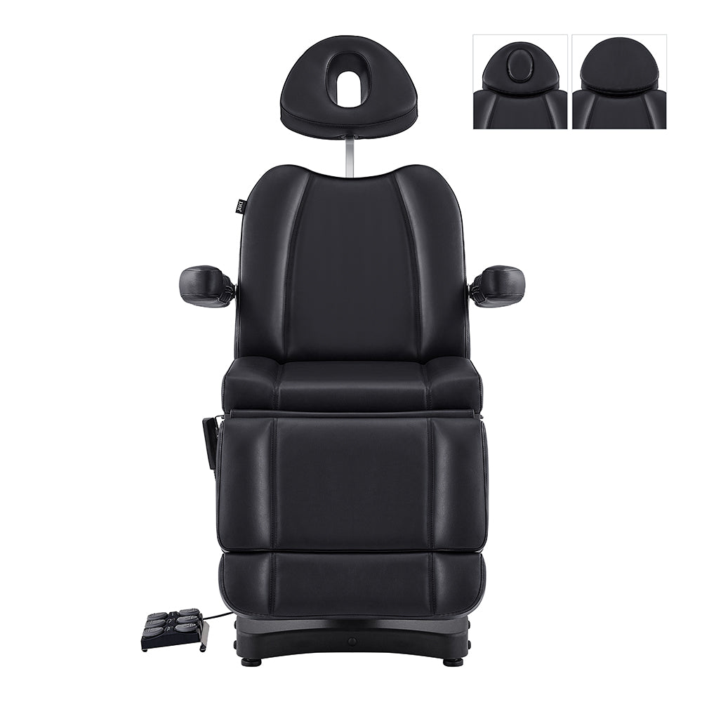 Ink 3-Motors Electric Facial Beauty Bed Chair Black DIR