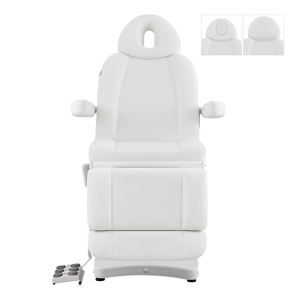 Ink 3-Motors Electric Facial Beauty Bed Chair White DIR