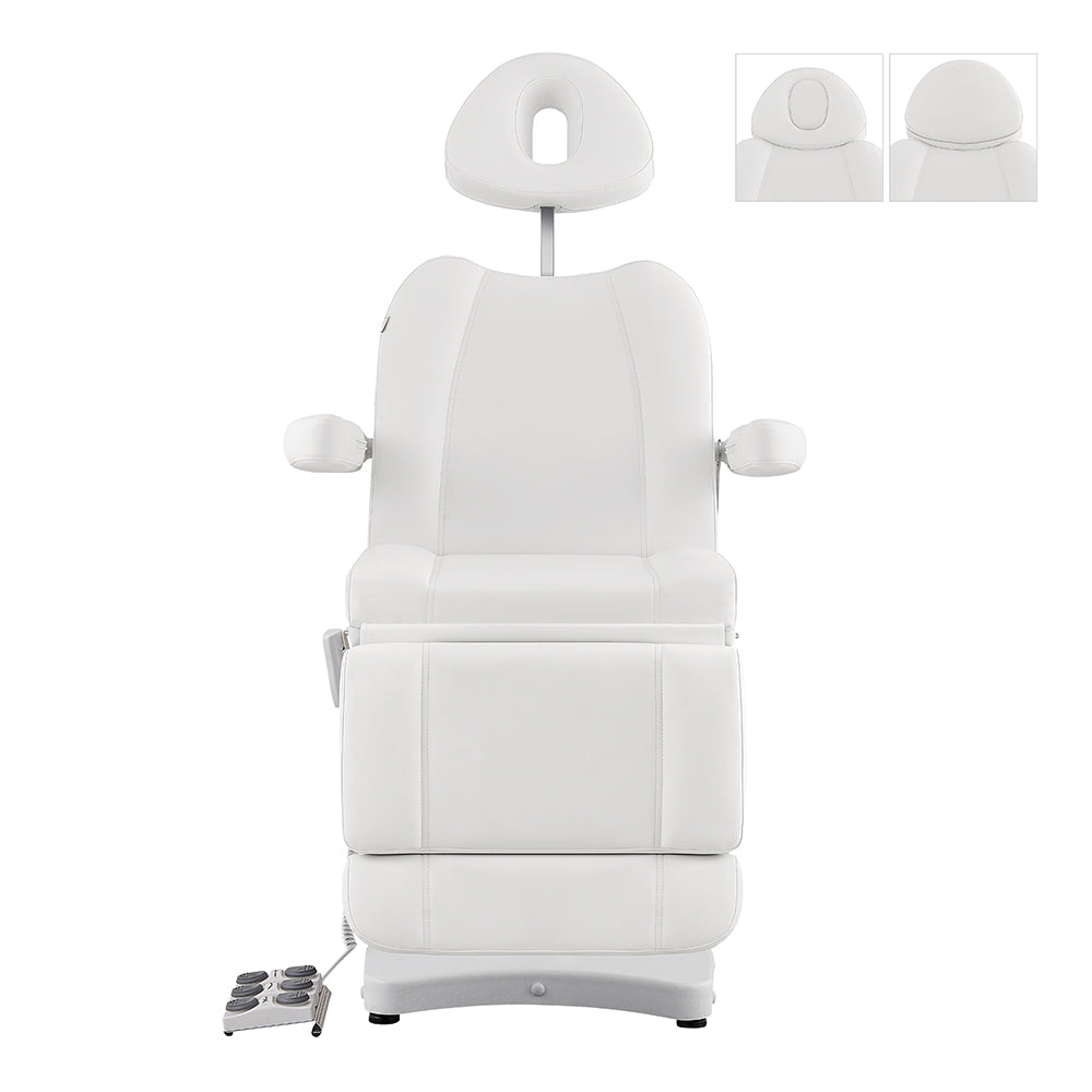 Ink 3-Motors Electric Facial Beauty Bed Chair White DIR