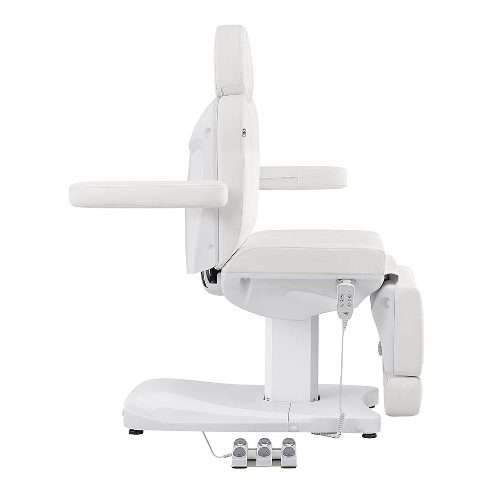 Ink 3-Motors Electric Facial Beauty Bed Chair White DIR