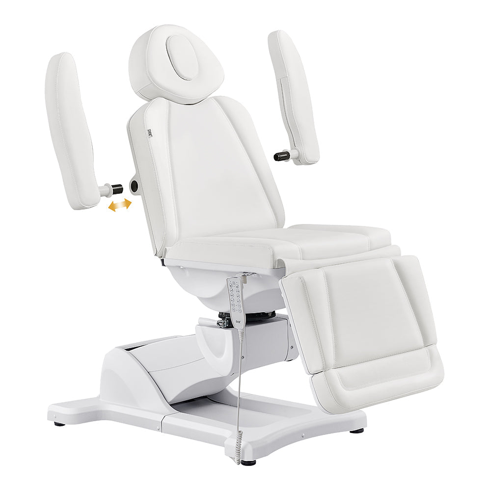 Pavo Facial Beauty Bed/Chair Full Electrical with 4 Motors White DIR