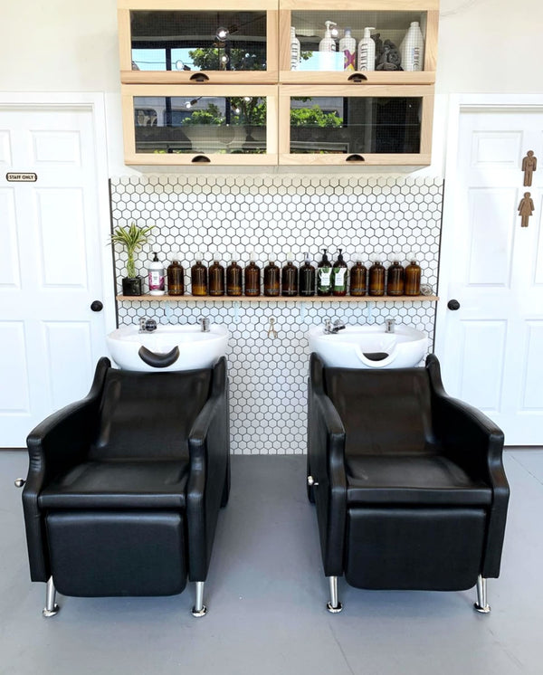 ISLAND Salon Shampoo Unit Black Crocodile AGS Beauty