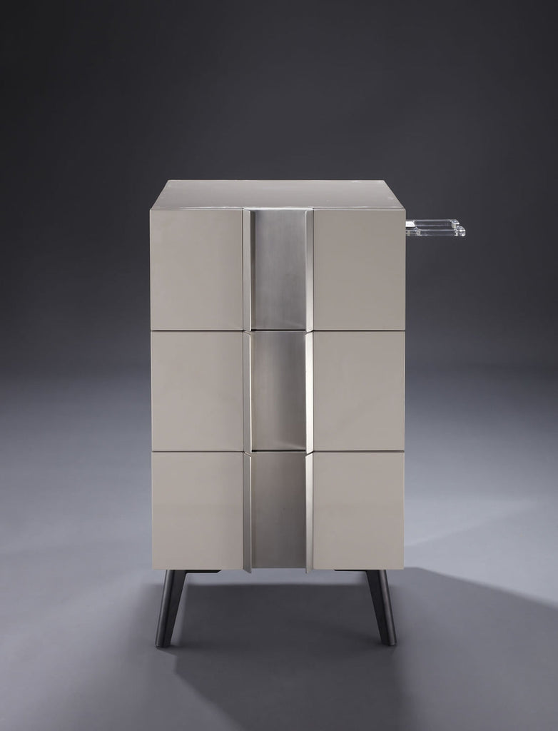 JUDE Side Station Grey & Silver AGS Beauty