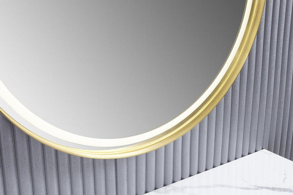 MAUNA KEA Stainless Styling Station in Gold with LED Light AGS Beauty