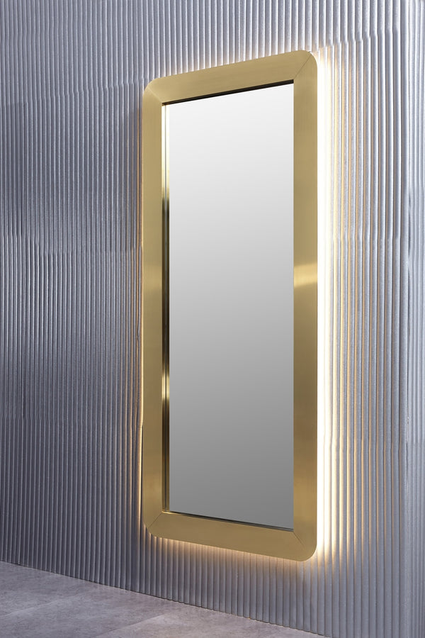 LAS VEGAS Salon Mirror with LED Light AGS Beauty