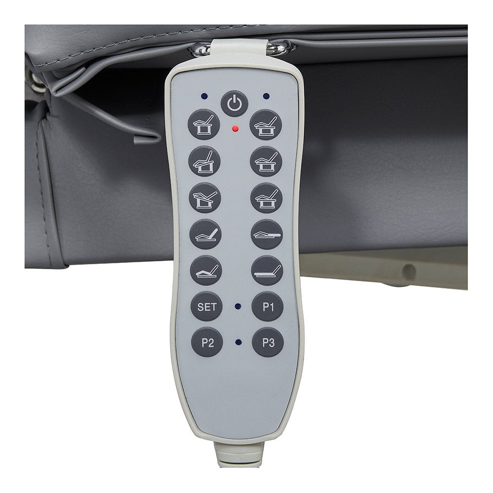 Tranquility 4 Motors Electric Medical Spa Treatment Table Gray DIR