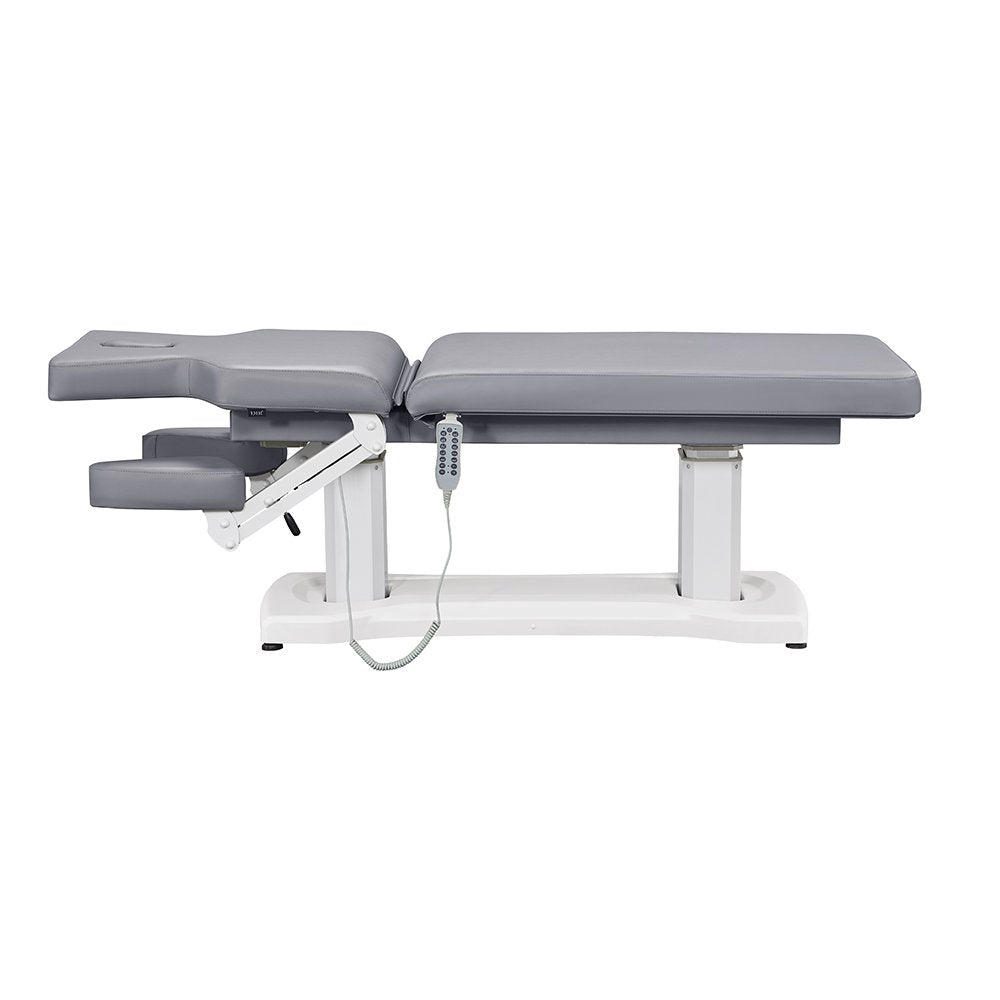 Tranquility 4 Motors Electric Medical Spa Treatment Table Gray DIR