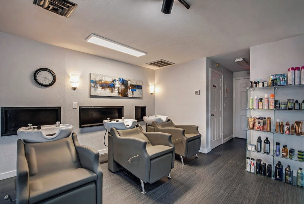 MISSISSIPPI Salon Shampoo Unit Khaki AGS Beauty