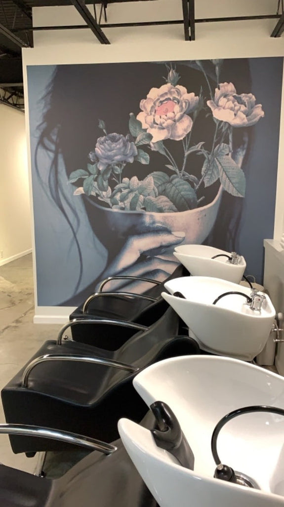 NEREUS Salon Shampoo Unit Black AGS Beauty