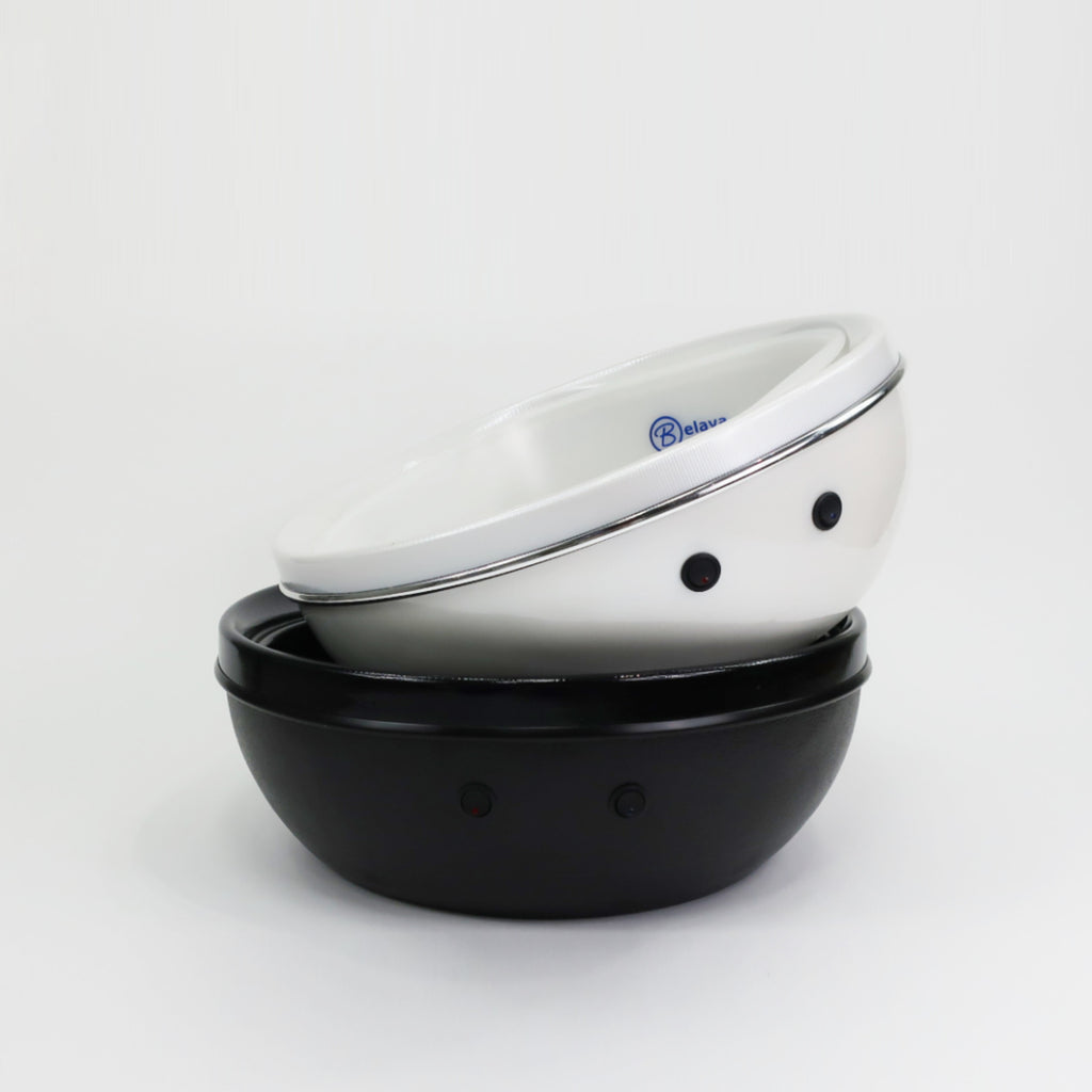 Trio Foot Spa - w/ Heat & Vibration in Black Belava