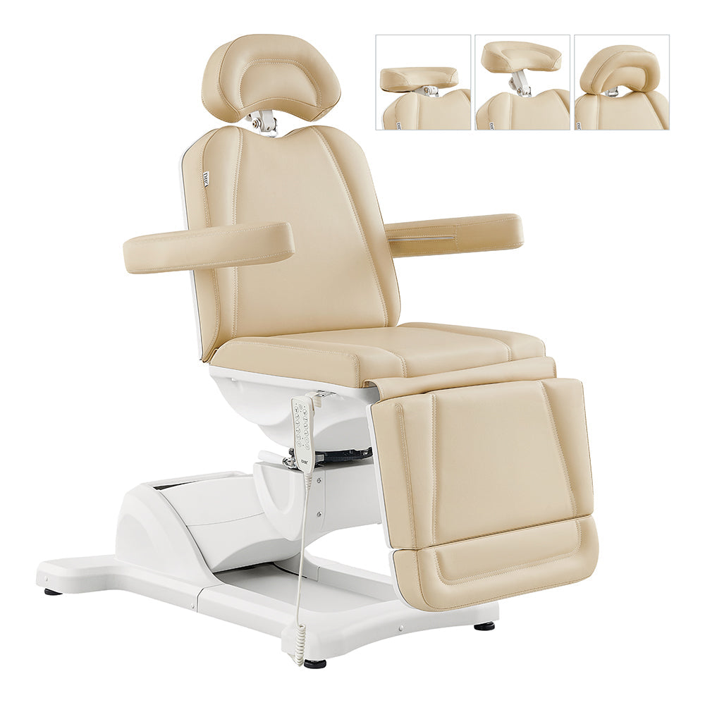 Pavo Facial Beauty Bed/Chair Full Electrical with 4 Motors Beige DIR